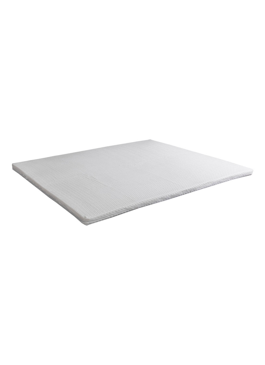 Bloemendaal Topper matras van  katoen - voorkant wit