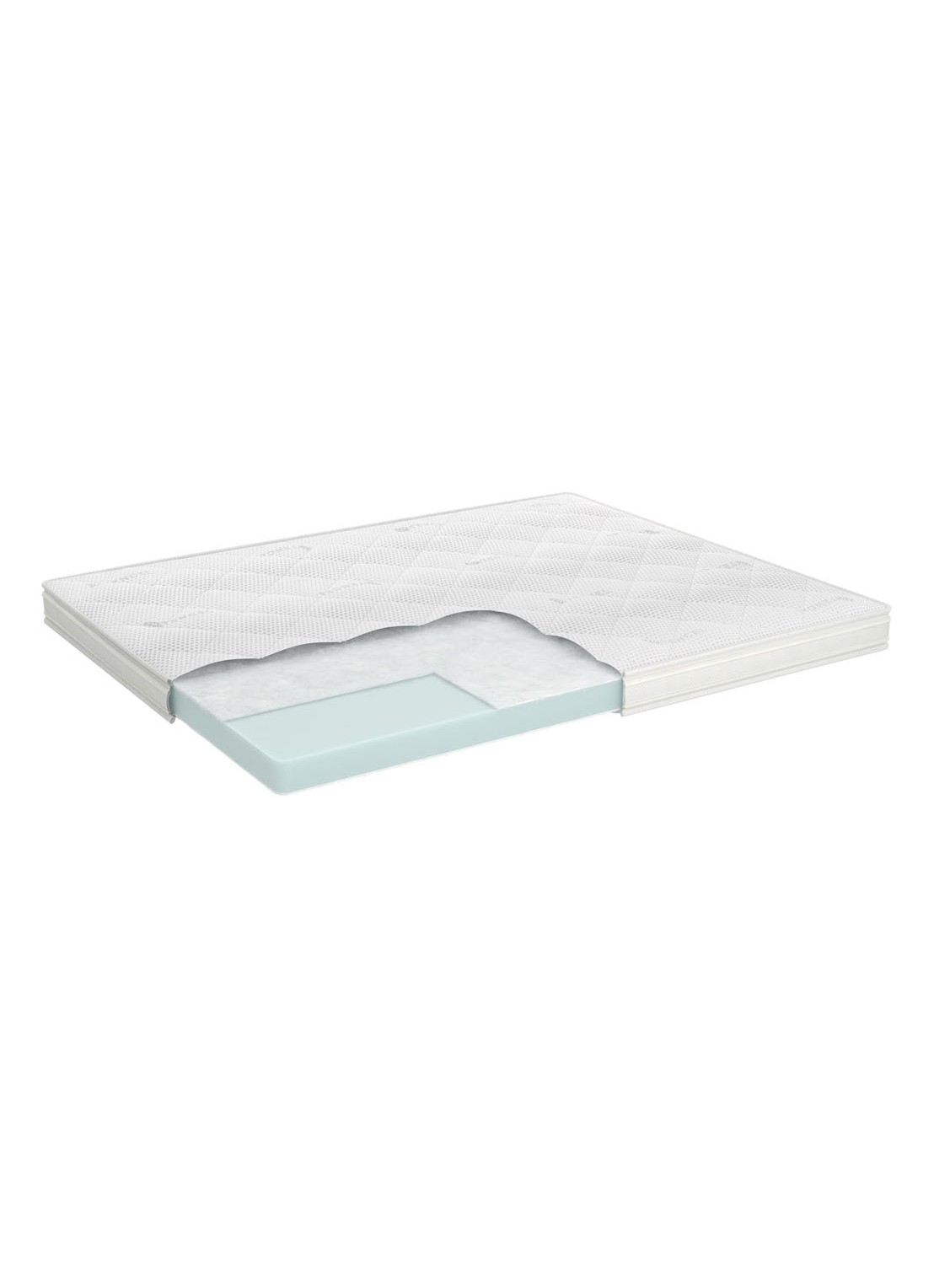 Bloemendaal  topper matras    - detail 5 wit