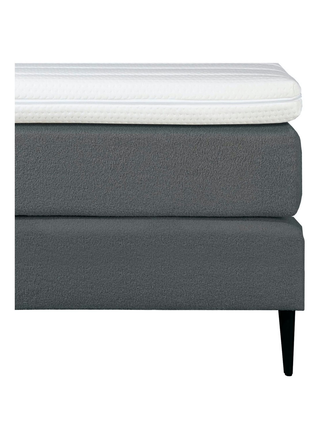Bloemendaal Treviso boxspring combinatie inclusief matras en topper    - detail 4 antraciet