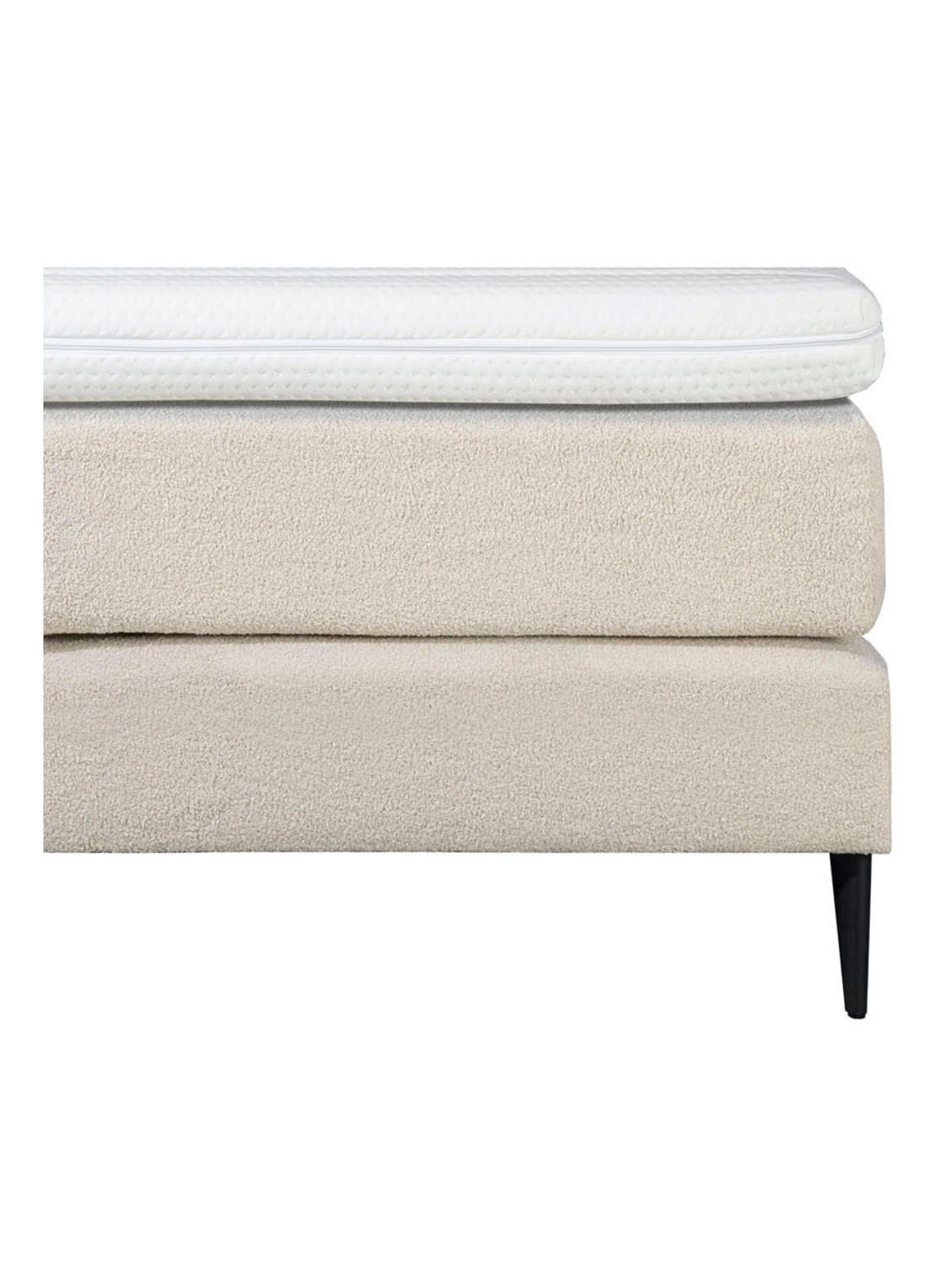 Bloemendaal Treviso boxspring combinatie inclusief matras en topper    - detail 5 beige