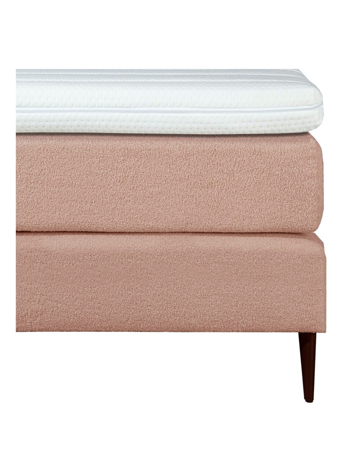 Bloemendaal Treviso boxspring combinatie inclusief matras en topper    - detail 2 roze