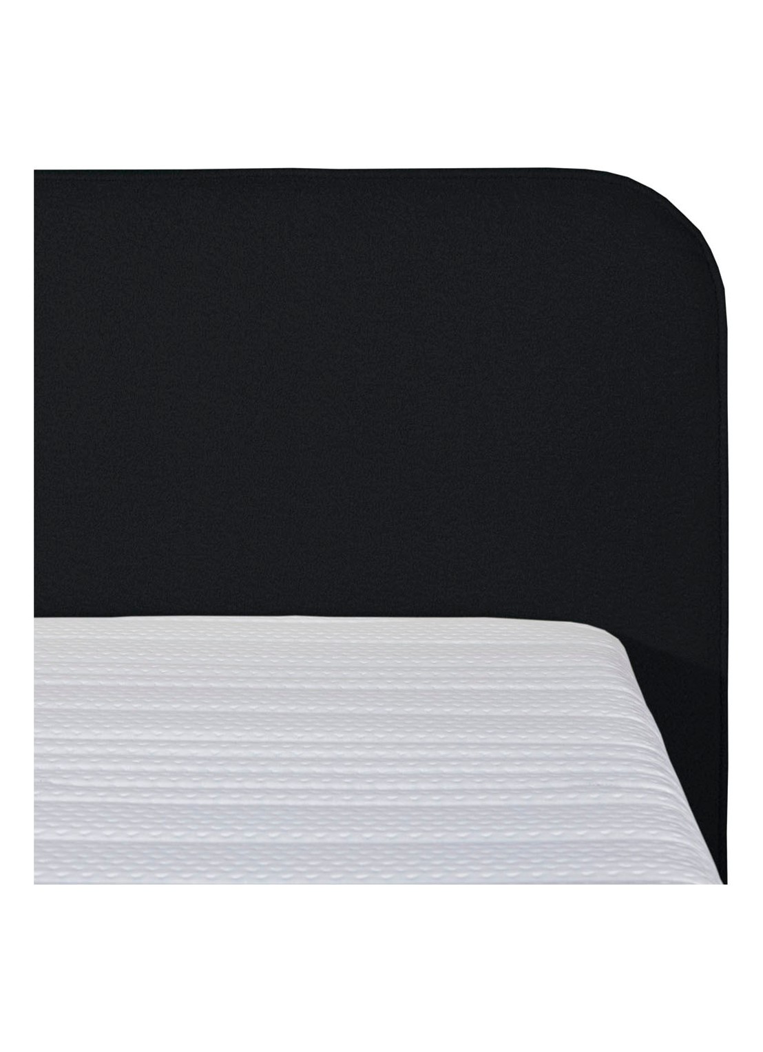 Bloemendaal Treviso eenpersoons boxspring combinatie inclusief matras en topper - voorkant 5 zwart