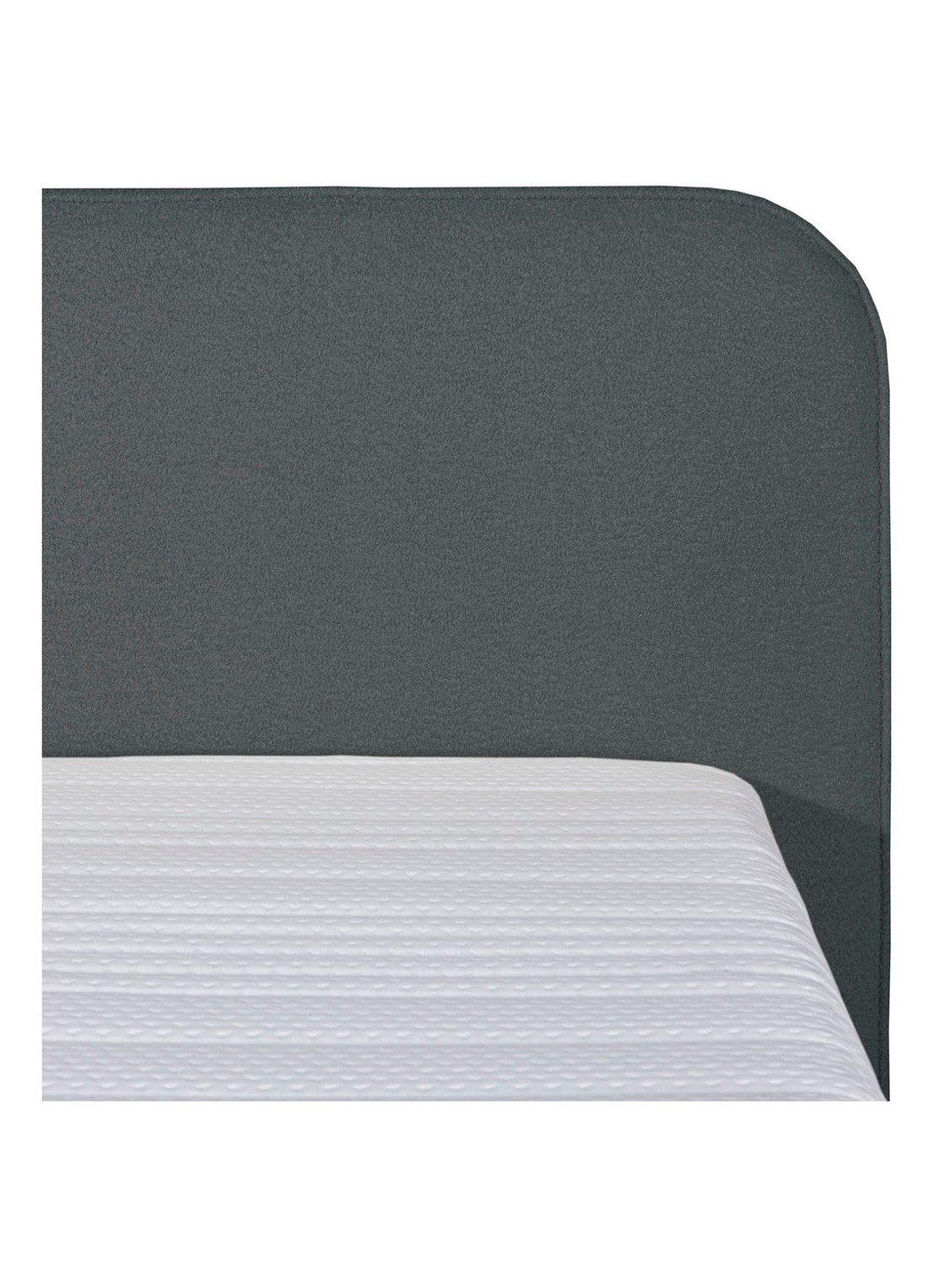 Bloemendaal Treviso eenpersoons boxspring combinatie inclusief matras en topper - voorkant 5 antraciet
