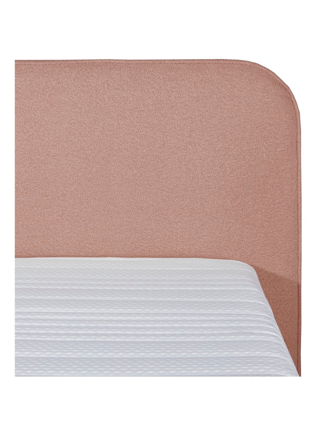 Bloemendaal Treviso eenpersoons boxspring combinatie inclusief matras en topper - voorkant 5 oudroze