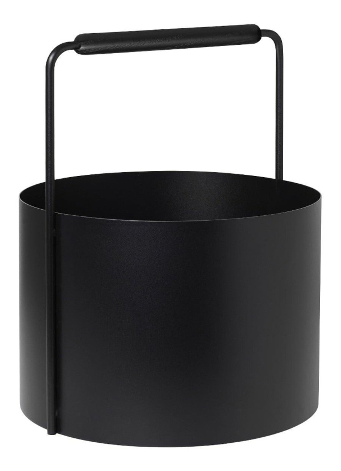 Blomus Ashi opbergbak 35 cm - voorkant zwart