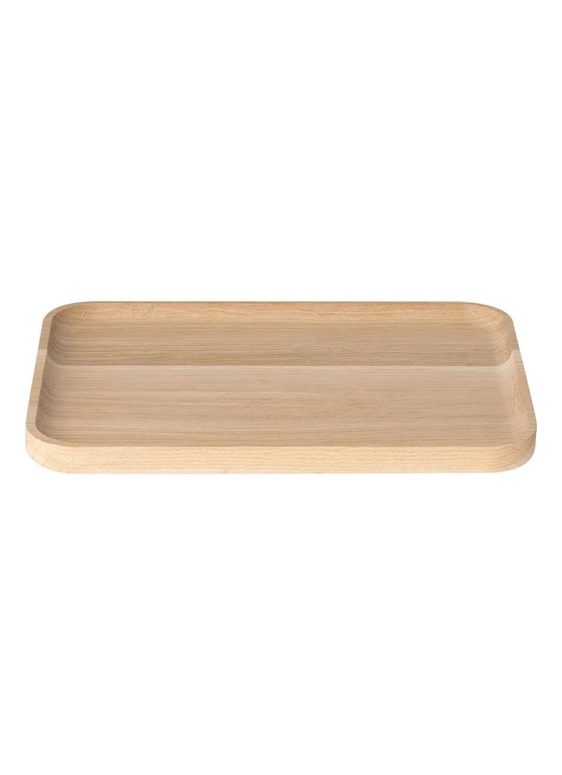 Blomus Oku serveerschaal 20 x 27,5 cm - voorkant beige
