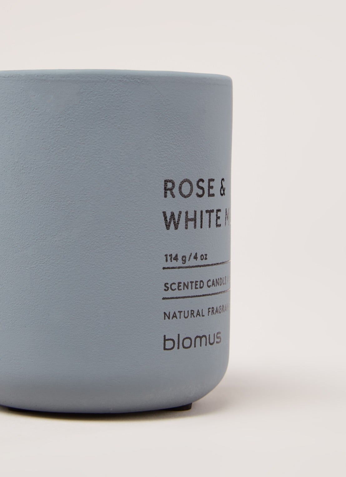 Blomus Rose & White Musk S geurkaars - detail blauwgrijs