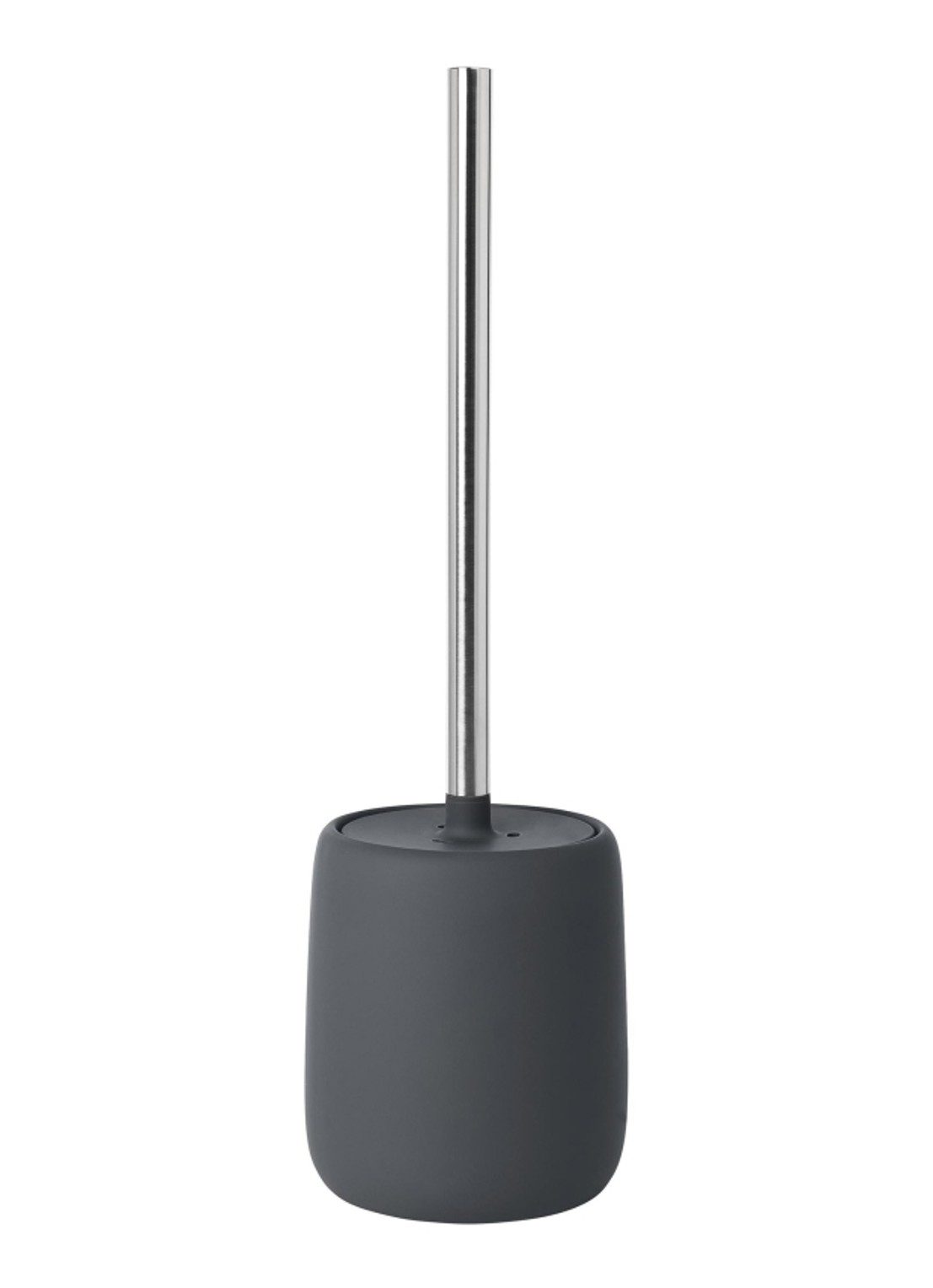 Blomus Sono toiletborstelhouder 39 cm - voorkant grijs