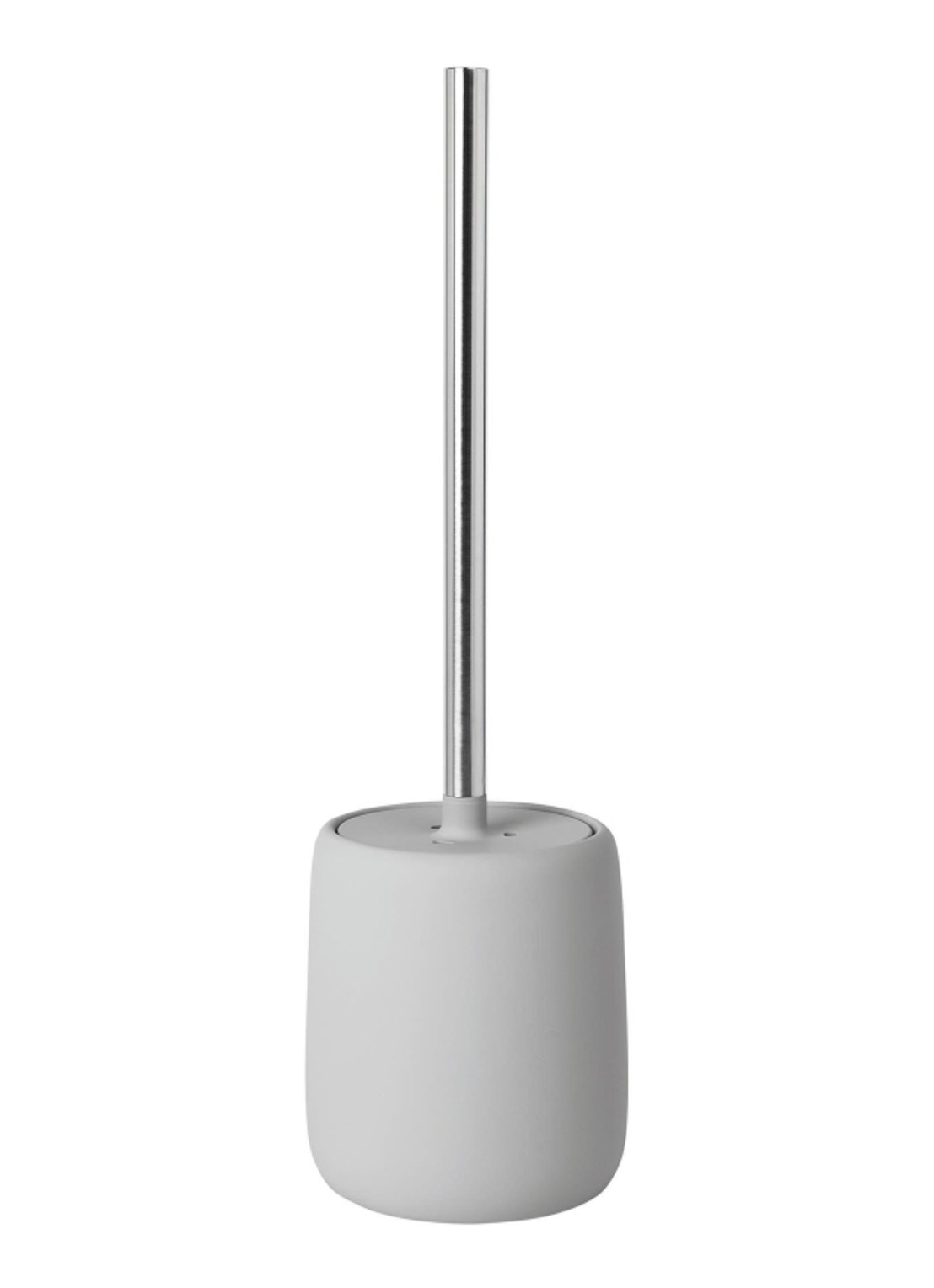 Blomus Sono toiletborstelhouder 39 cm - voorkant grijs