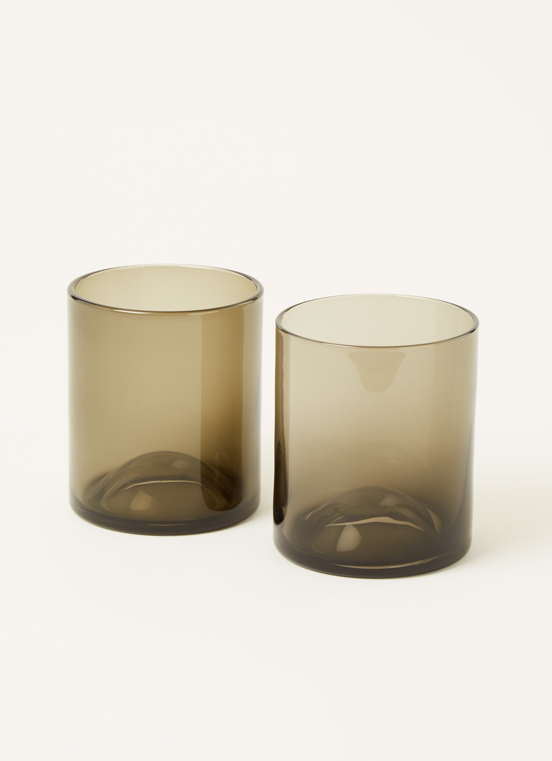Blomus Tumbler drinkglas 30 cl set van 2 - voorkant 3 grijs