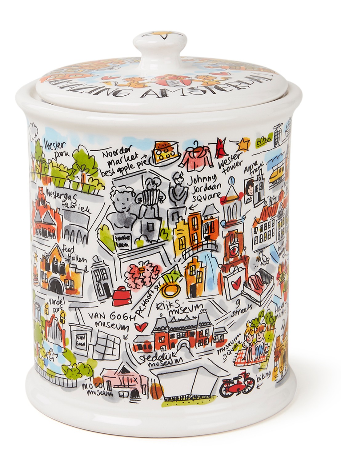 Blond Amsterdam City Amsterdam opbergpot 20 cm  - voorkant undefined