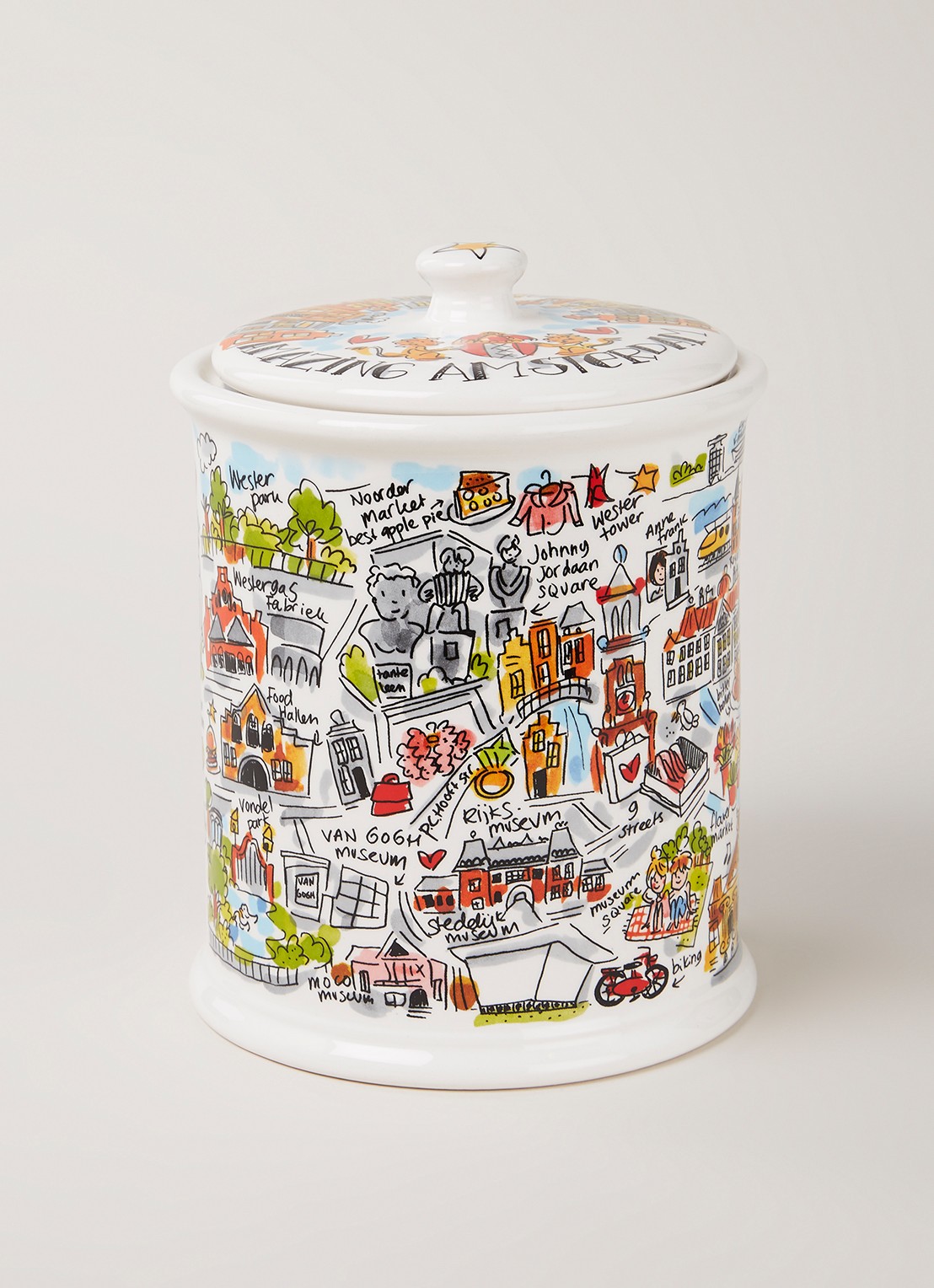 Blond Amsterdam City Amsterdam opbergpot 20 cm  - voorkant 2 undefined