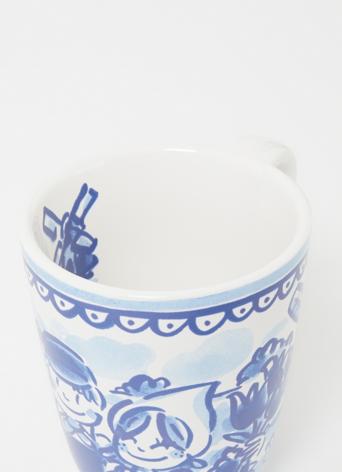 Blond Amsterdam Delfts Blond Molen mok 35 cl - detail blauw