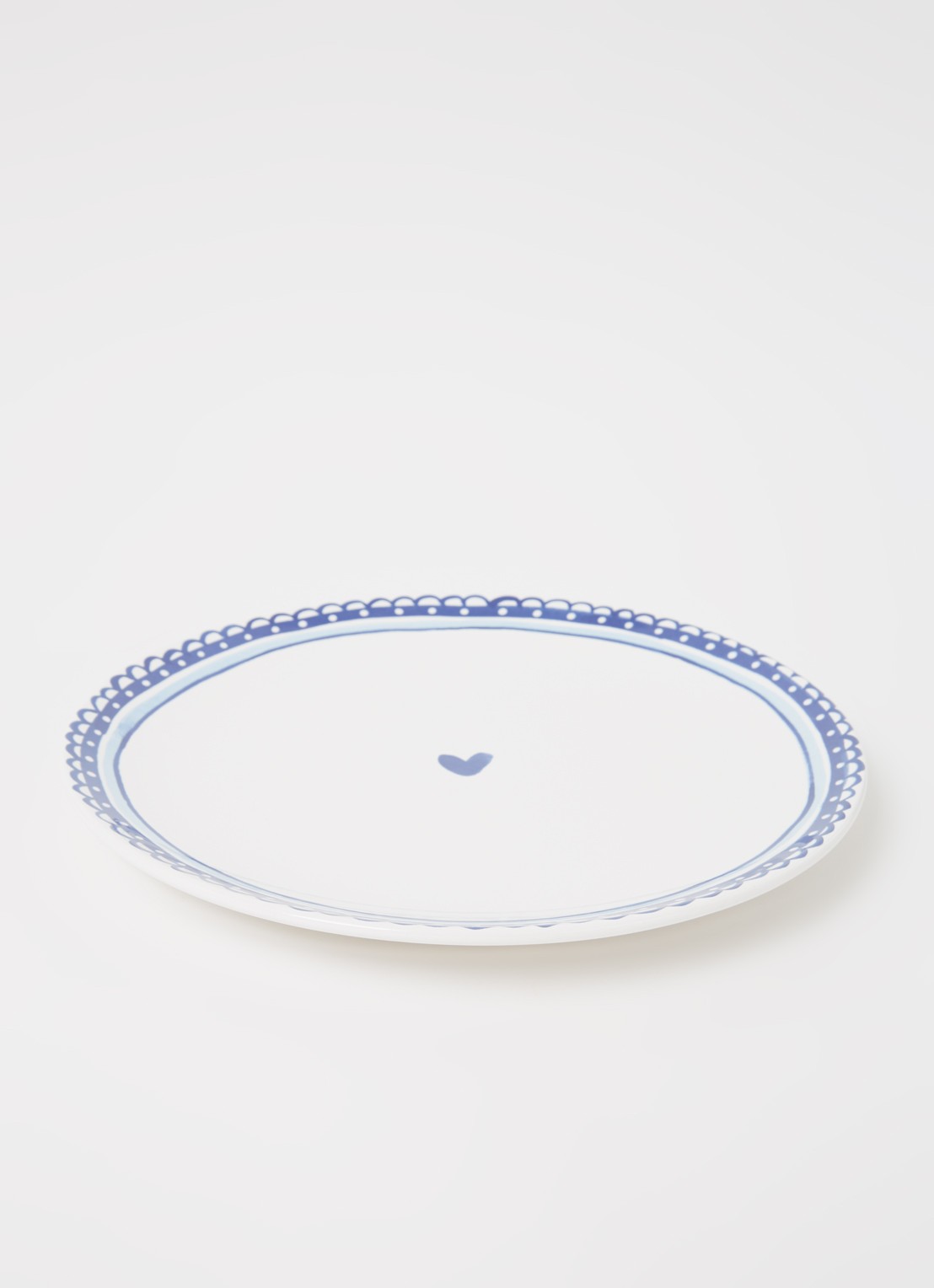 Blond Amsterdam Delfts Blond Vintage dinerbord 26 cm  - voorkant 3 royalblauw