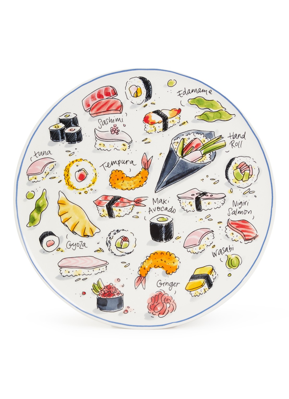 Blond Amsterdam Dinerbord 31 cm - voorkant multicolor
