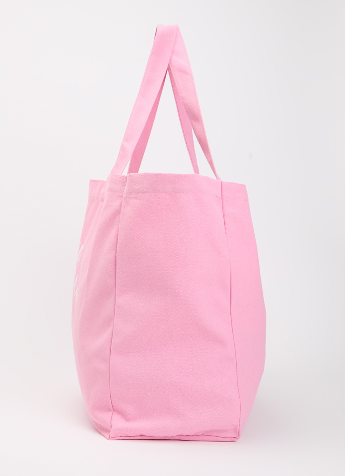 Blond Amsterdam Even Bijkletsen shopper van canvas - detail 3 roze