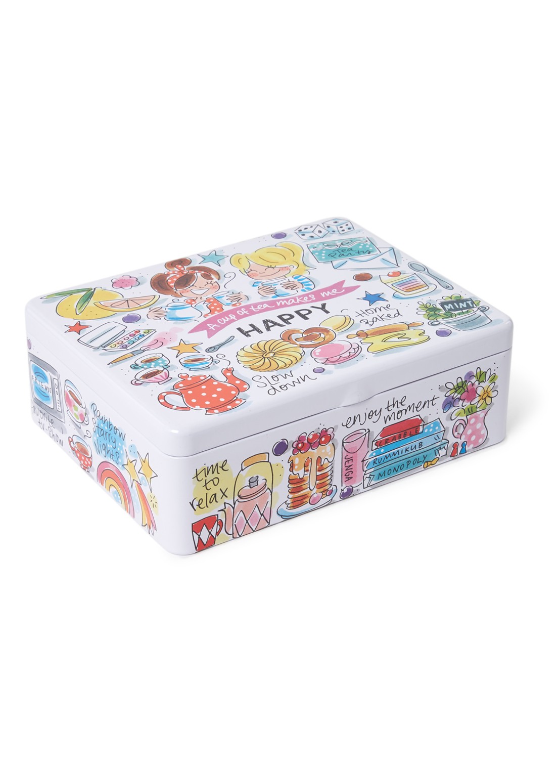 Blond Amsterdam Happy theedoos 6-vaks - voorkant multicolor