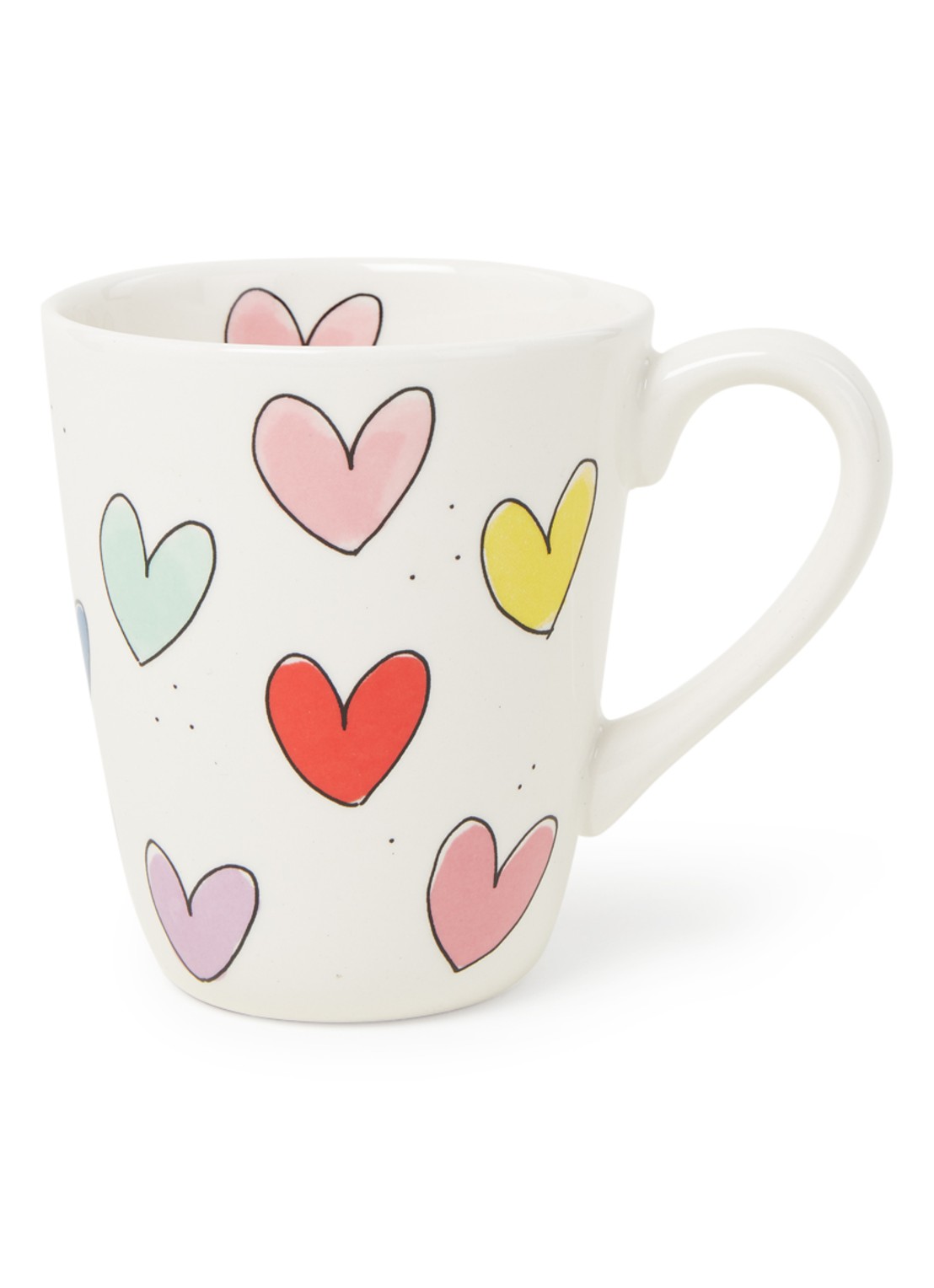 Blond Amsterdam Hearts mok 35 cl - voorkant wit