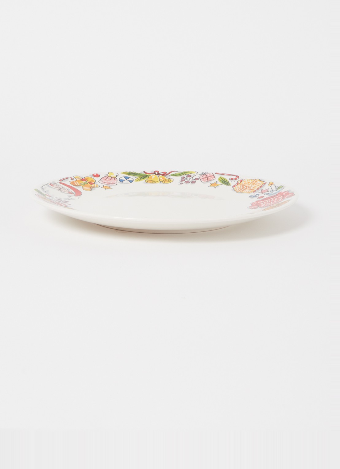 Blond Amsterdam Holly Jolly dinerbord 26 cm - voorkant 3 multicolor