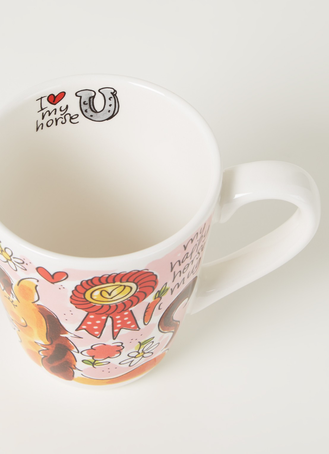 Blond Amsterdam Horse Lover mok 35 cl - detail 3 lichtroze