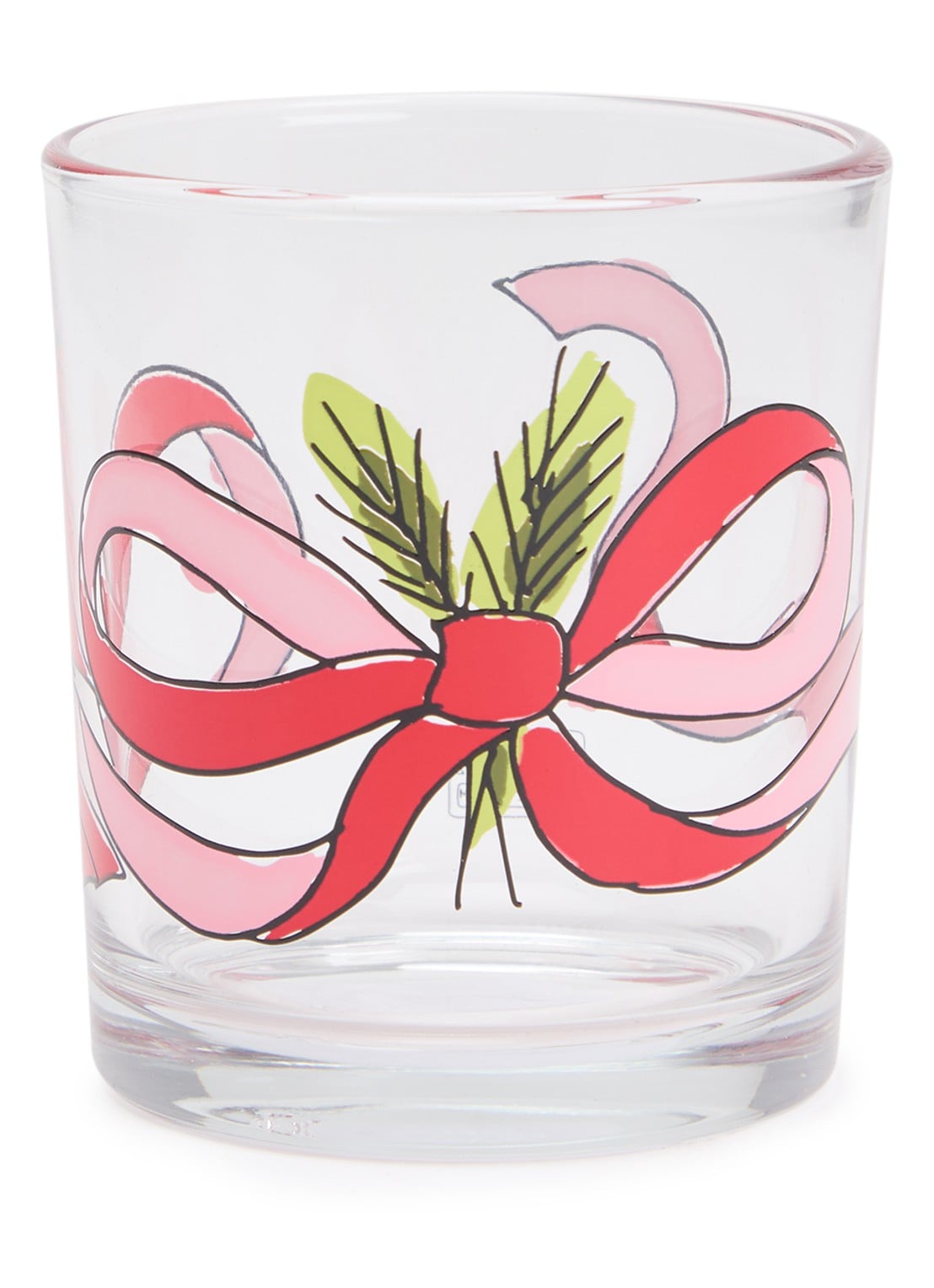 Blond Amsterdam Kerst waterglas 20 cl  - voorkant multicolor