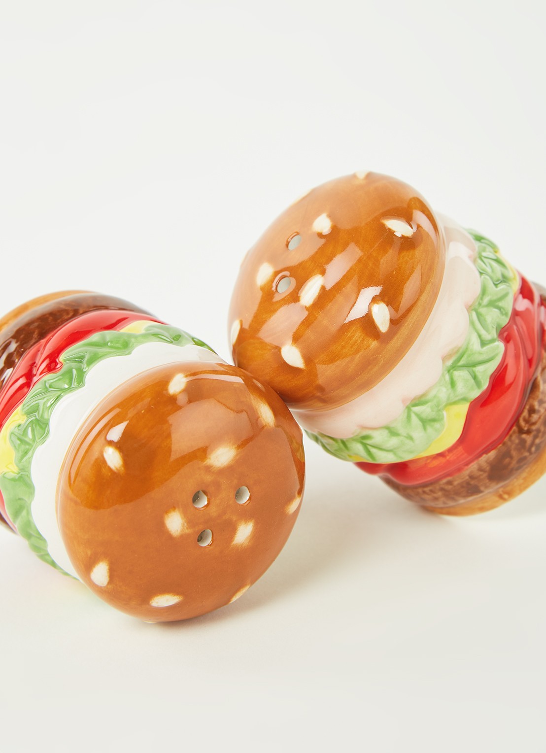 Blond Amsterdam Snack peper- en zoutstrooier 7 cm 2-delig - detail multicolor