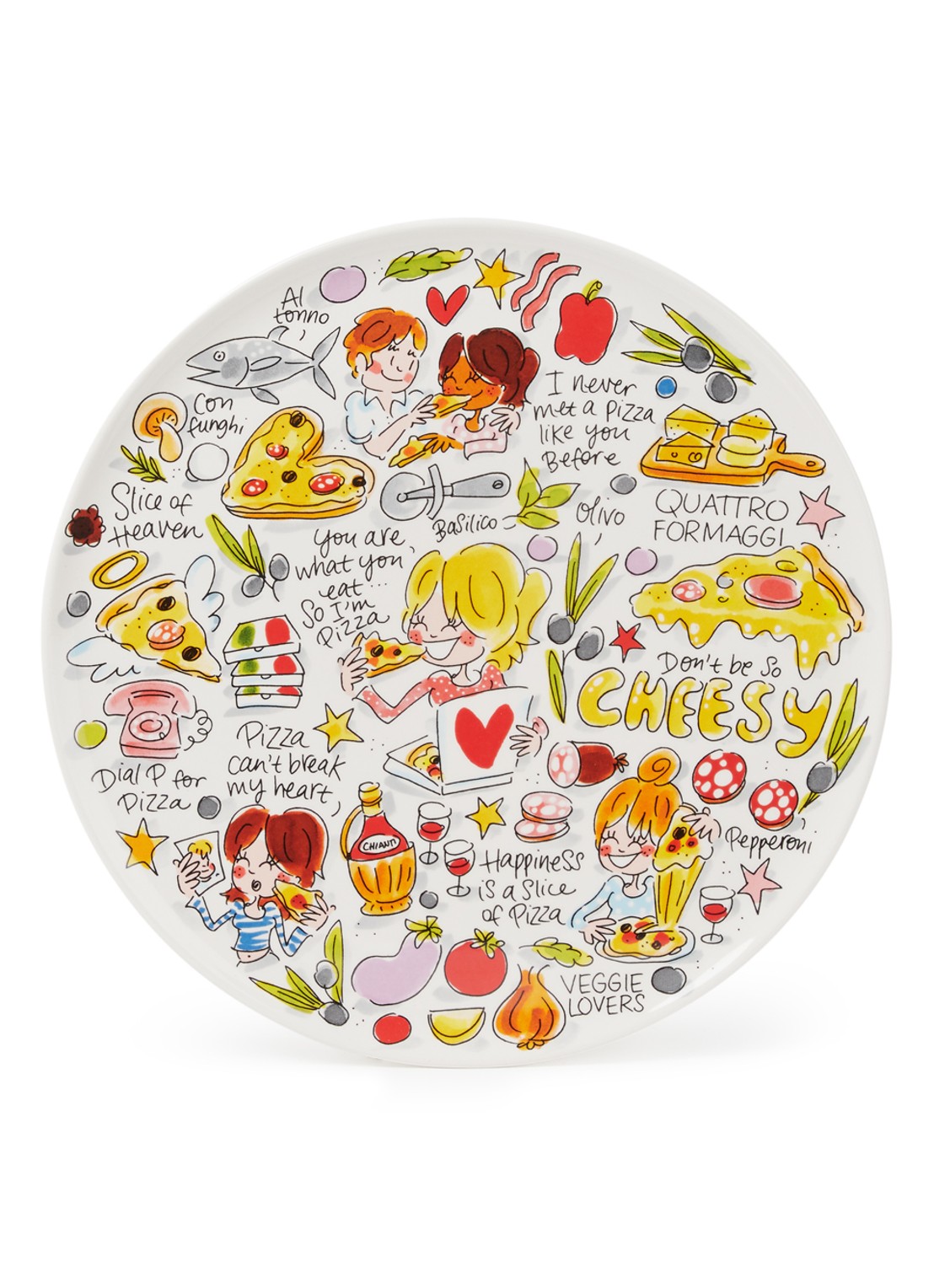Blond Amsterdam Specials pizzabord 31 cm - voorkant gebroken wit