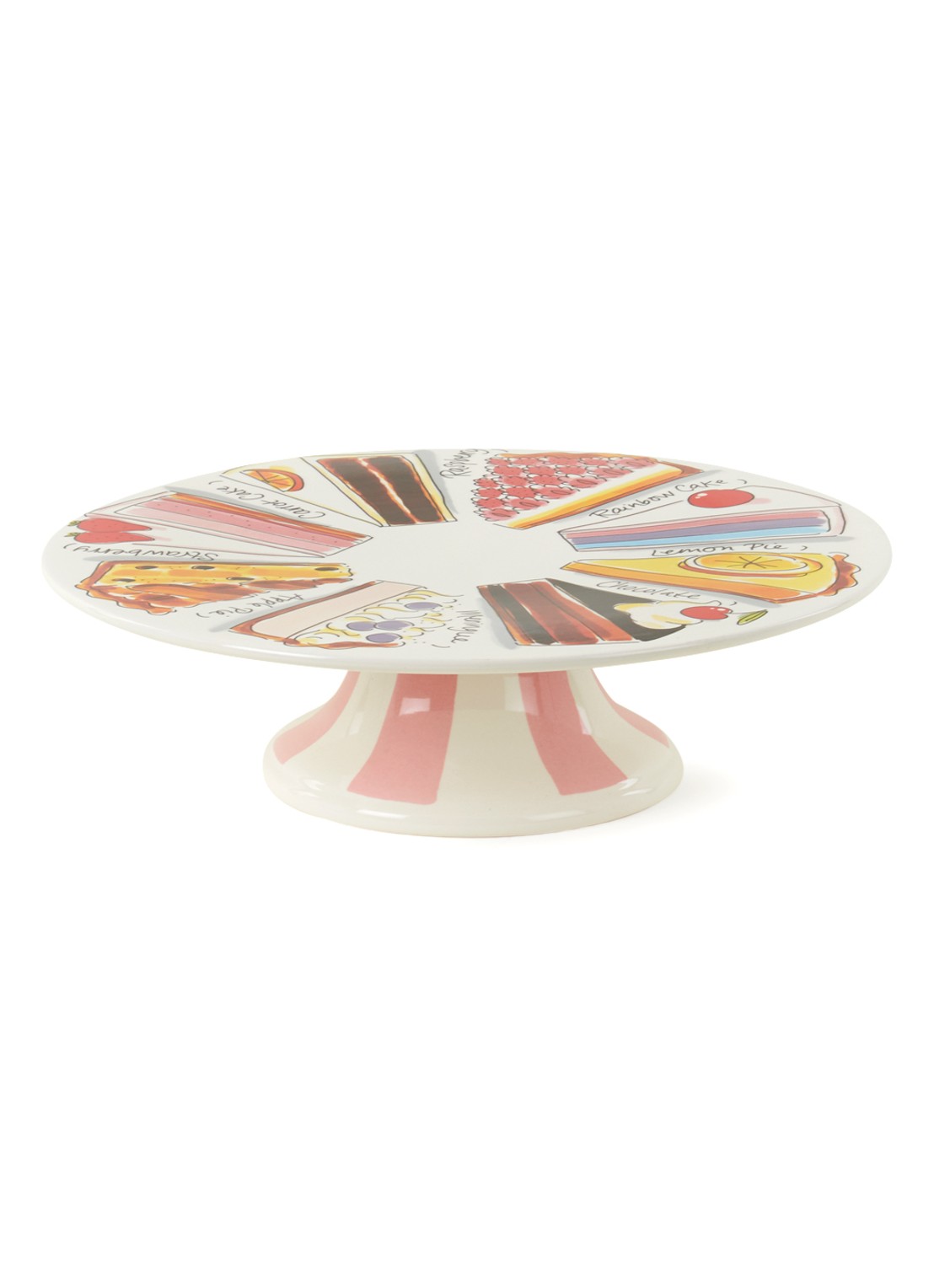 Blond Amsterdam Taartplateau 33 cm - voorkant roze