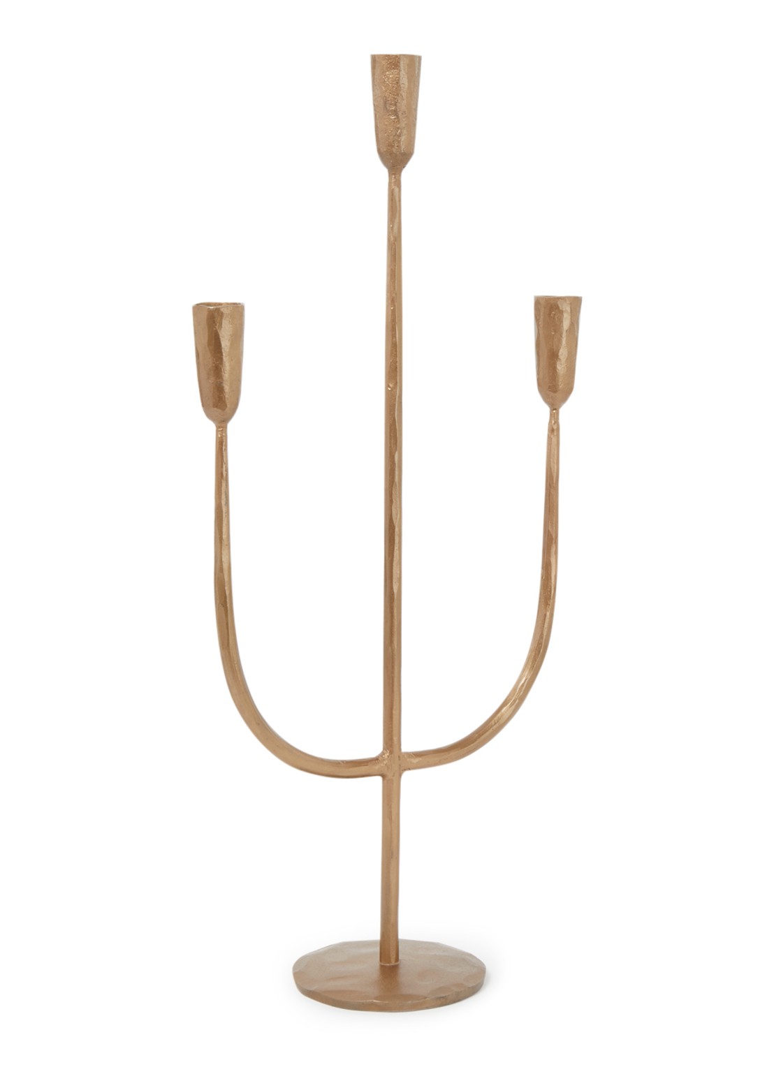 Bloomingville Ace kandelaar 55 cm - voorkant goud