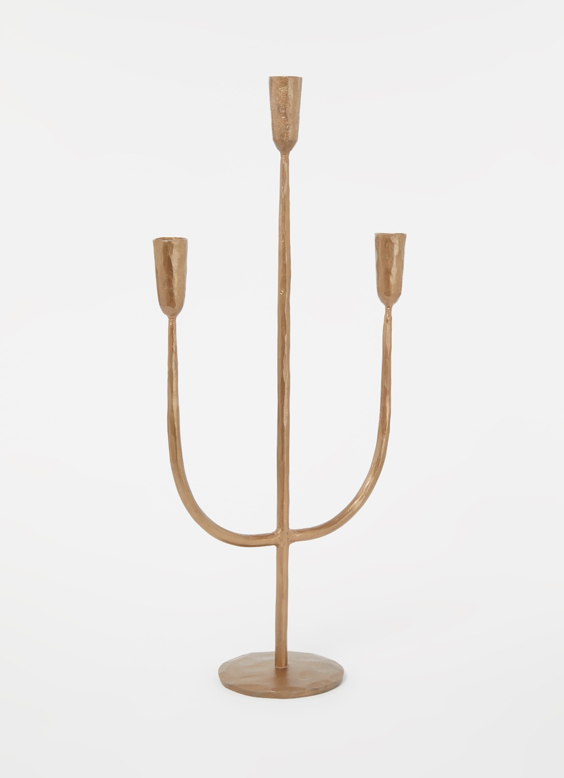 Bloomingville Ace kandelaar 55 cm - voorkant 2 goud