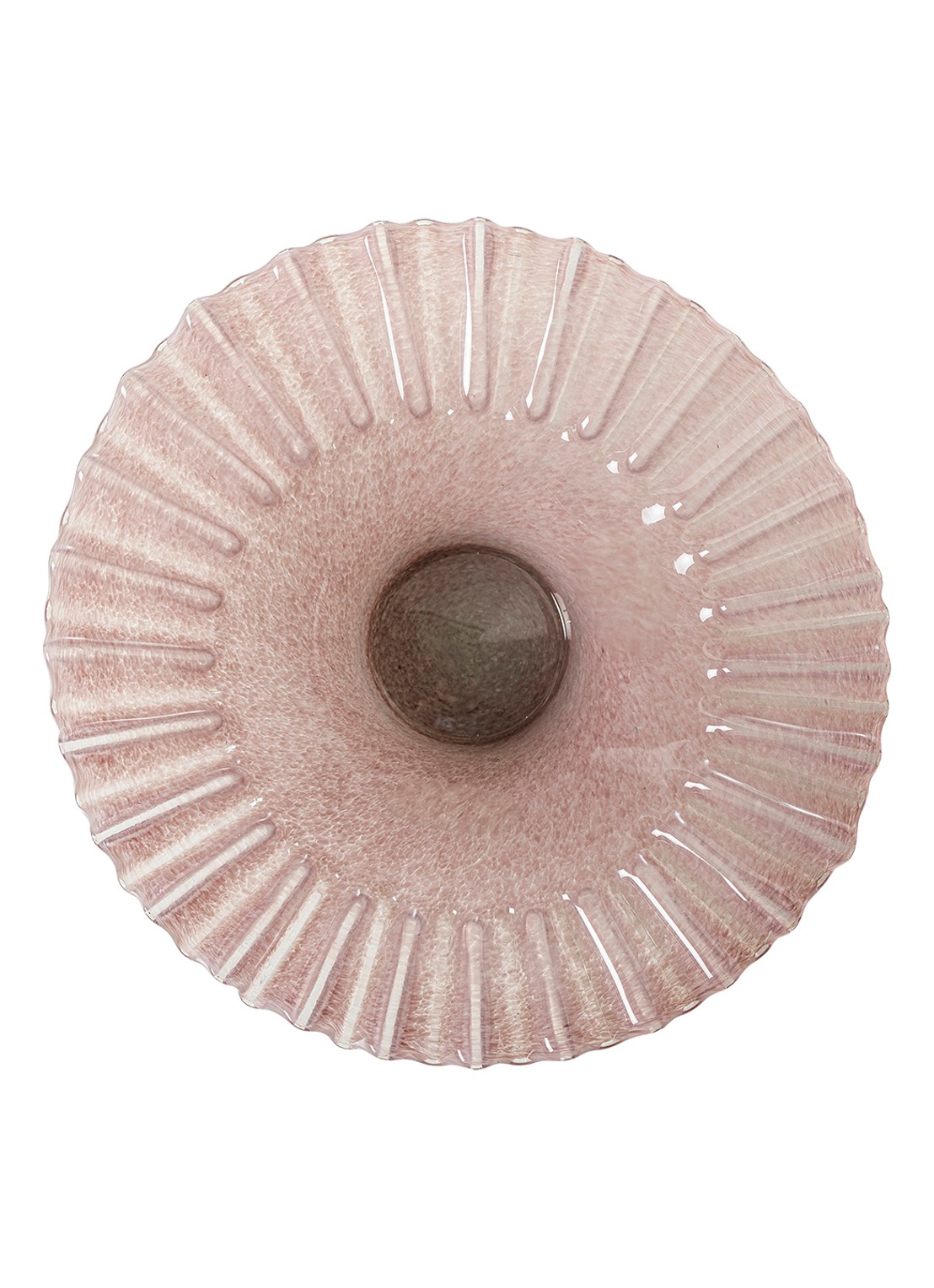 Bloomingville Lemon schaal 29 cm - detail roze