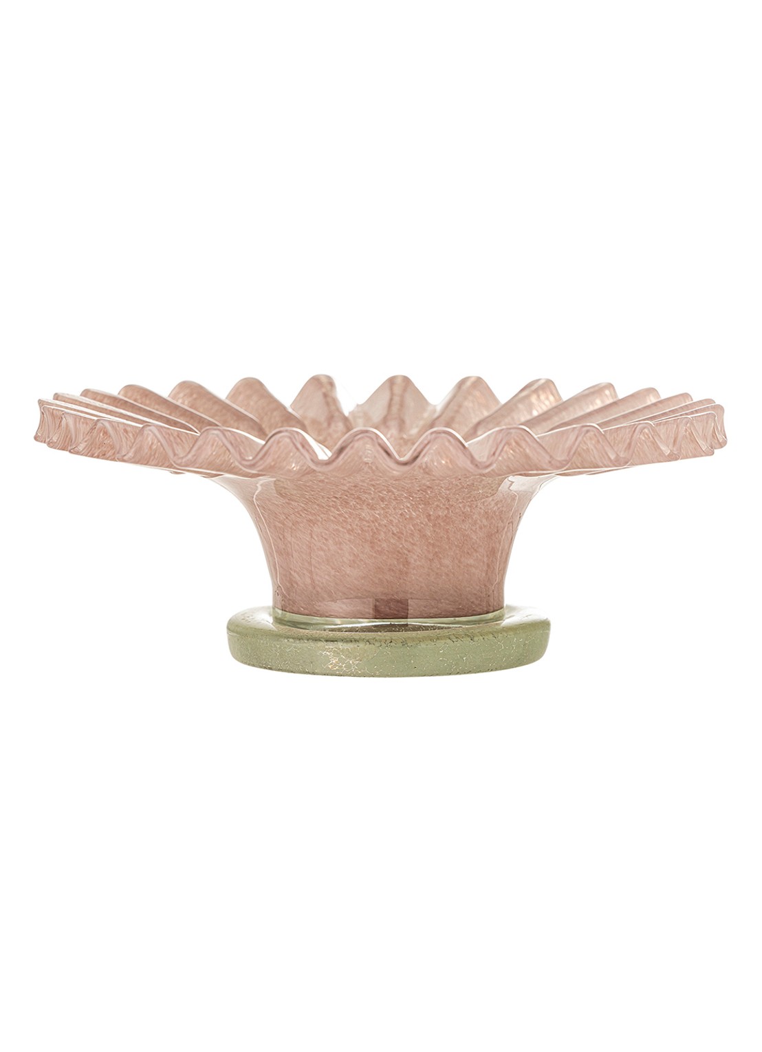 Bloomingville Lemon schaal 29 cm - voorkant 4 roze