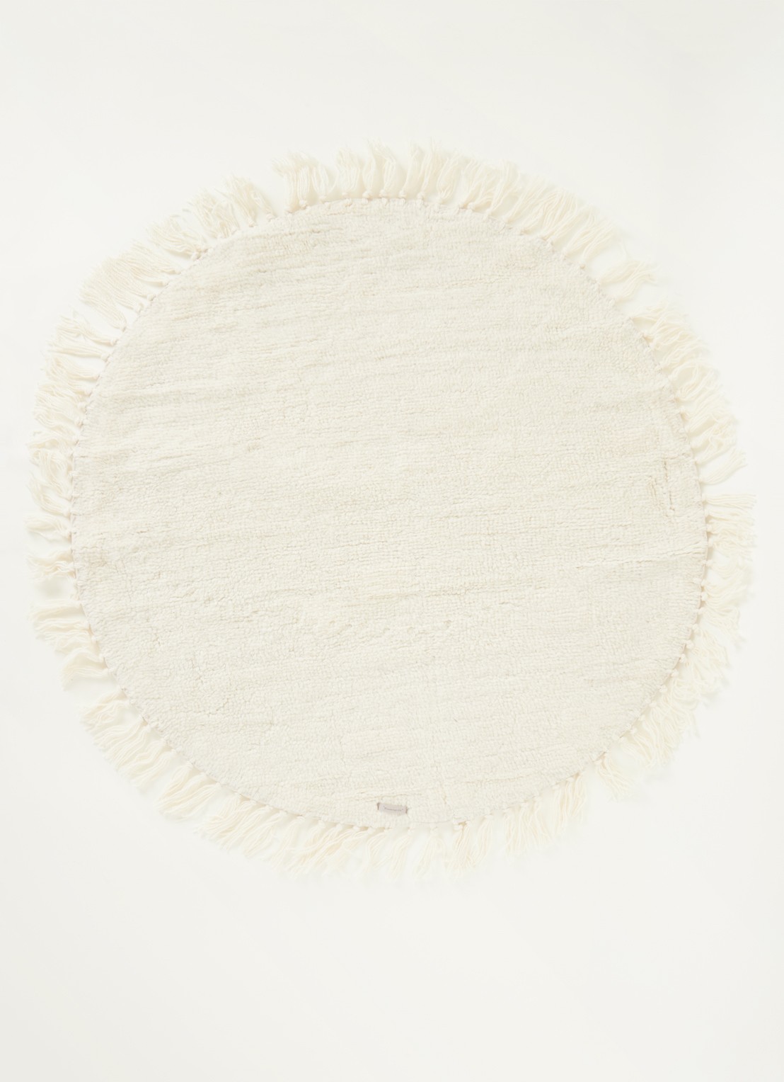 Bloomingville Lenea vloerkleed 110 cm  - voorkant 6 gebroken wit