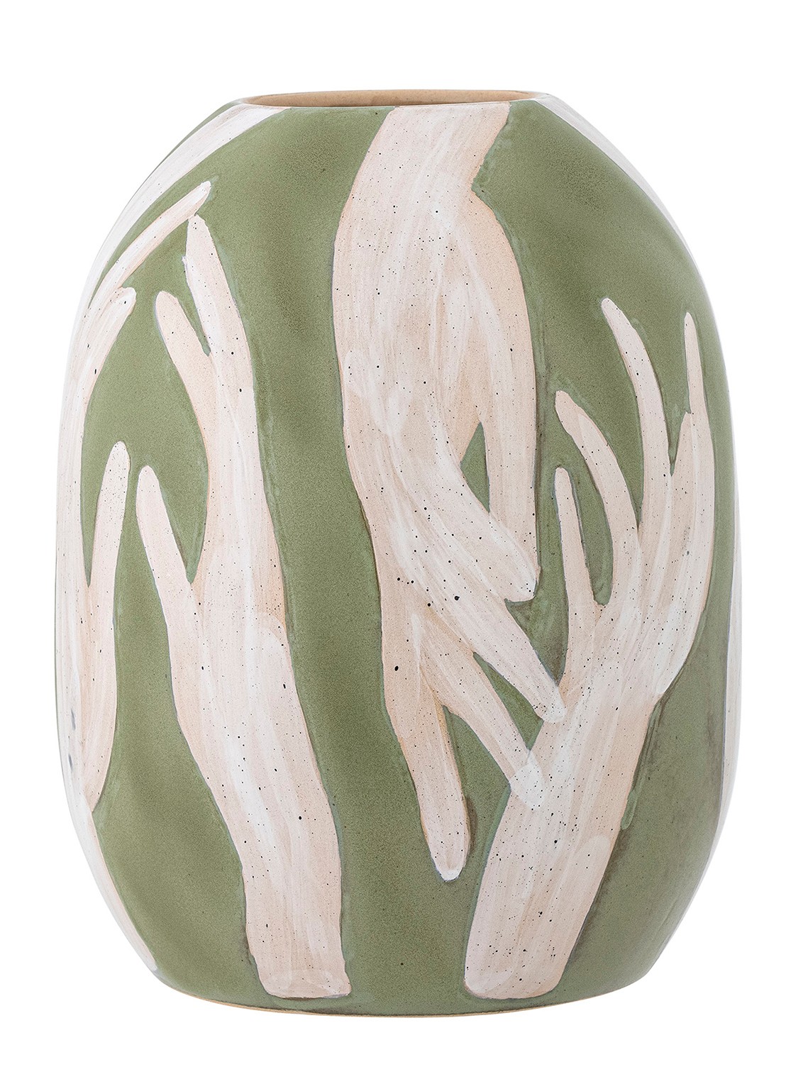 Bloomingville Lincia mand set van 3 - detail 3 groen