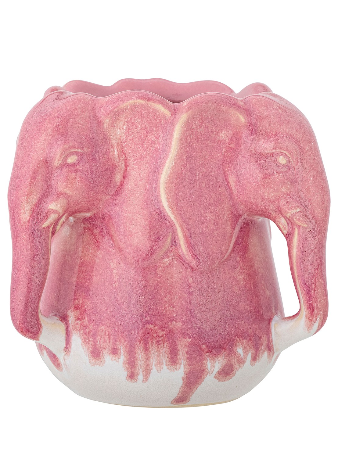 Bloomingville Pontus vaas 15,5 cm - detail roze