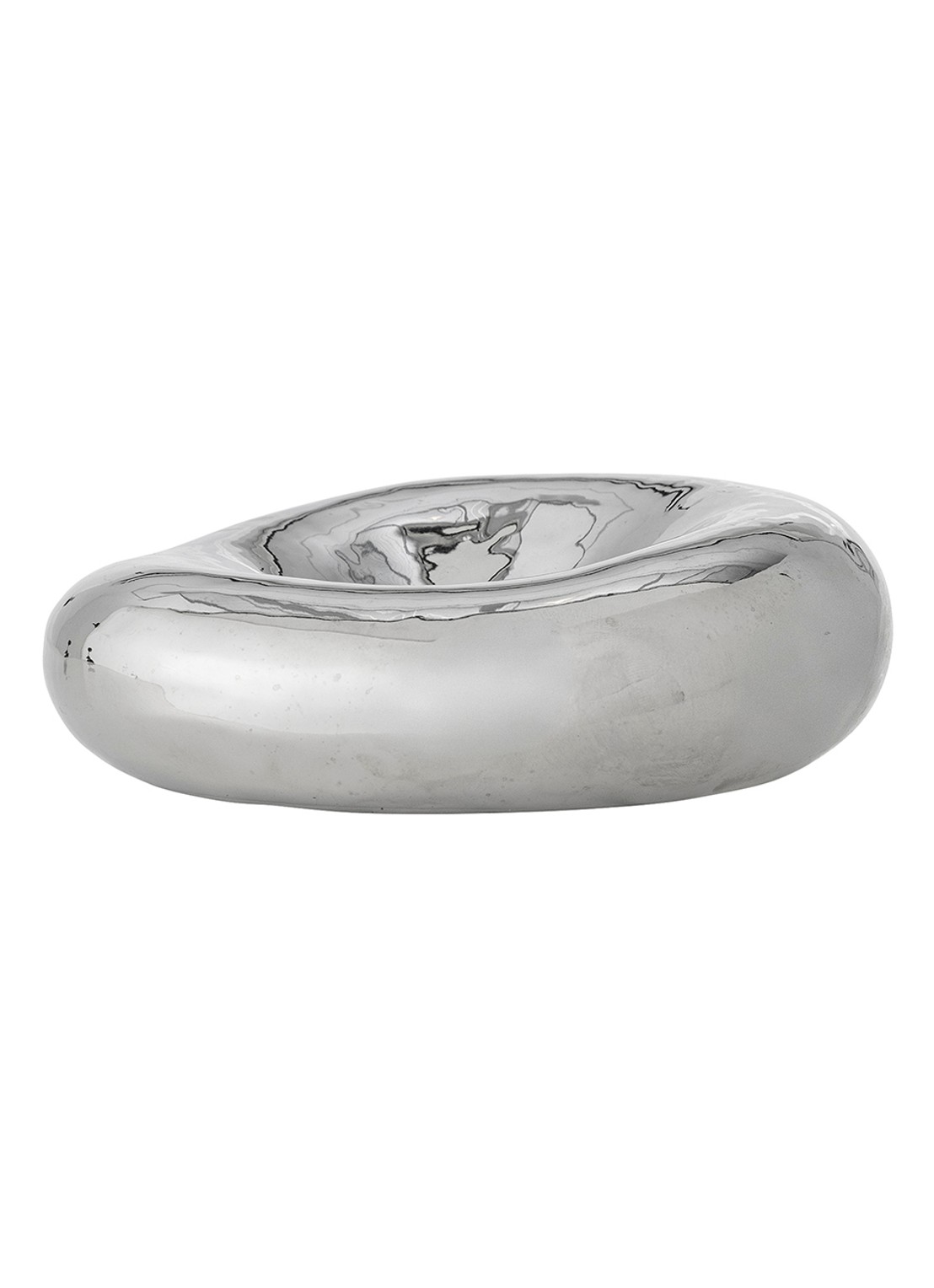 Bloomingville Shine schaal 18 x 6 cm - voorkant 6 zilver