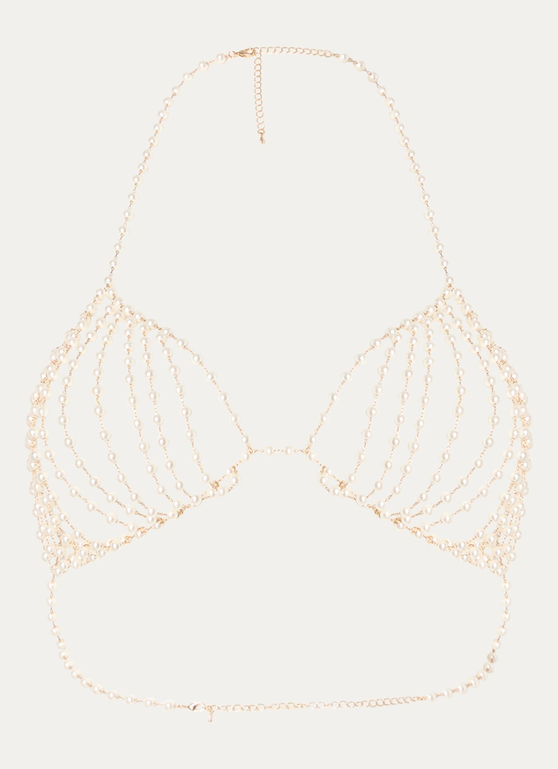 Bluebella Bh met imitatieparels - voorkant zilver