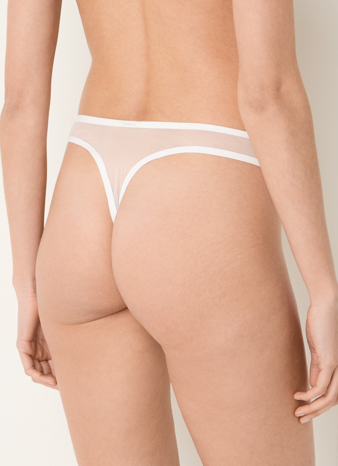 Bluebella Naomi string van mesh - achterkant 5 wit