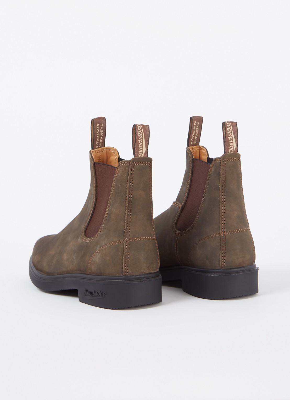Blundstone 1306 chelsea boot van leer - achterkant 3 lichtbruin