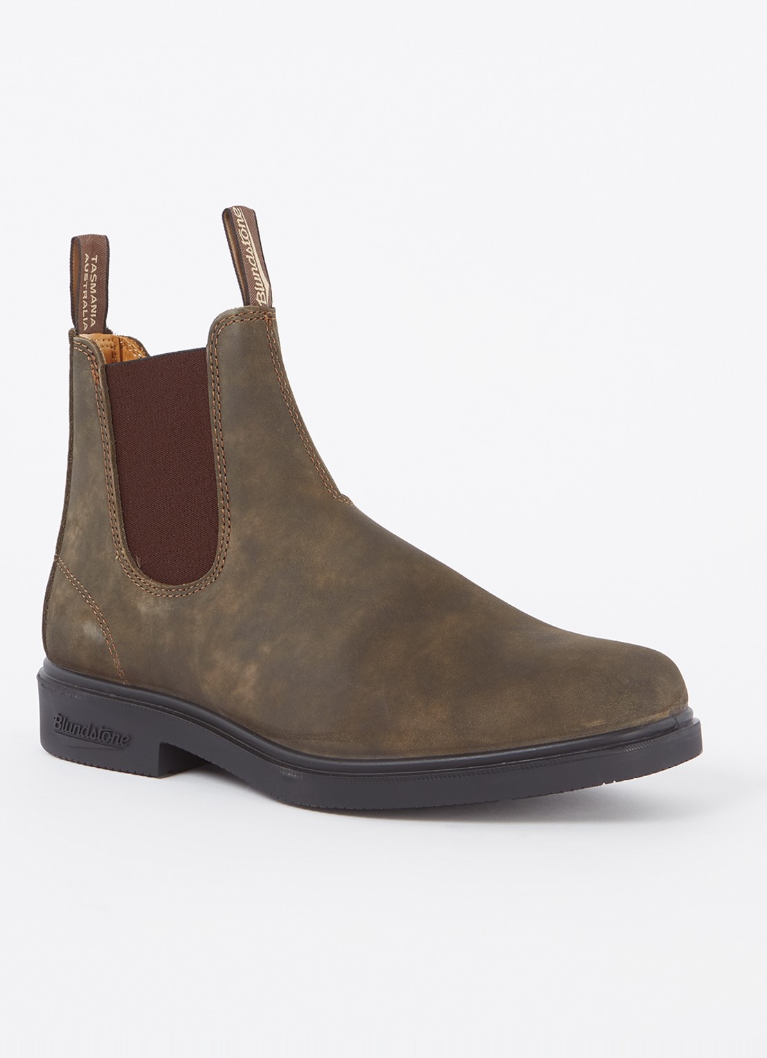 Blundstone 1306 chelsea boot van leer - voorkant 4 lichtbruin
