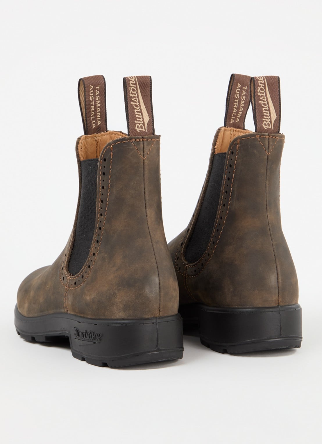 Blundstone 1351 chelsea boot van leer - achterkant lichtbruin