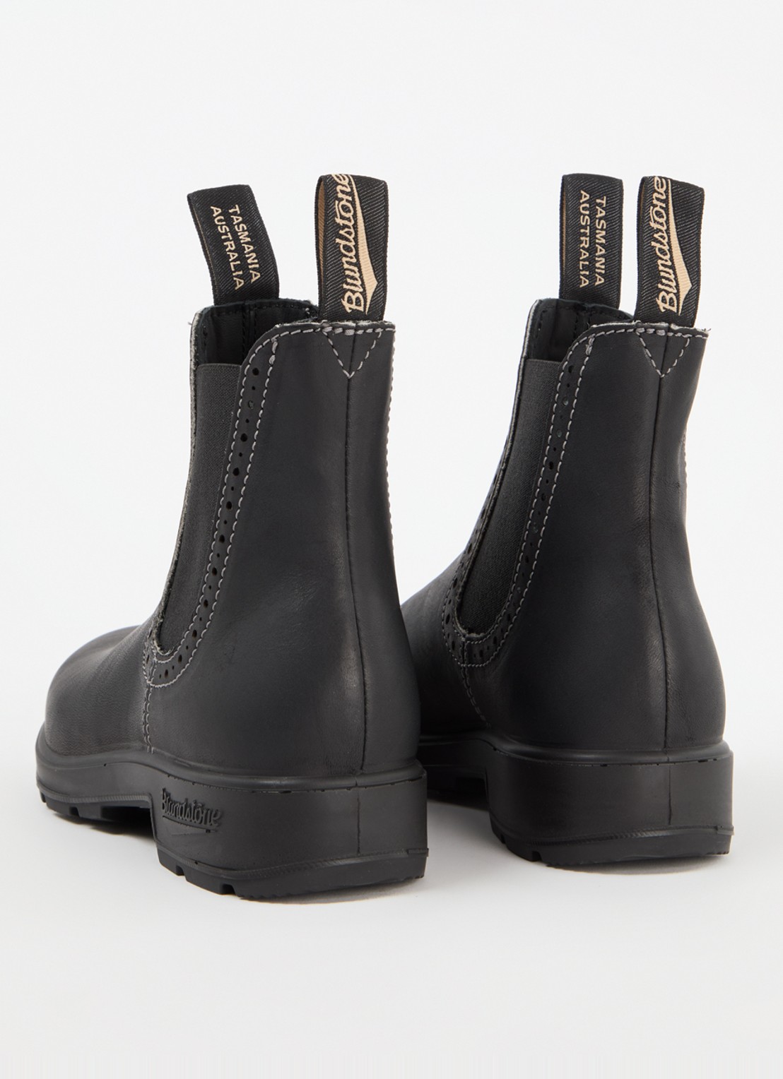 Blundstone 1448 chelsea boot van leer - achterkant 3 zwart