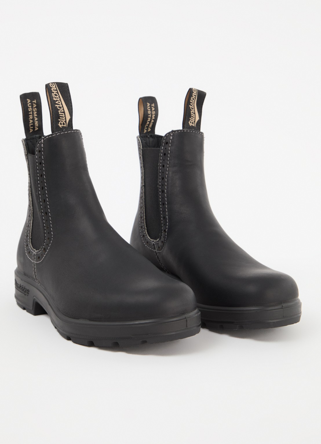 Blundstone 1448 chelsea boot van leer - detail 5 zwart