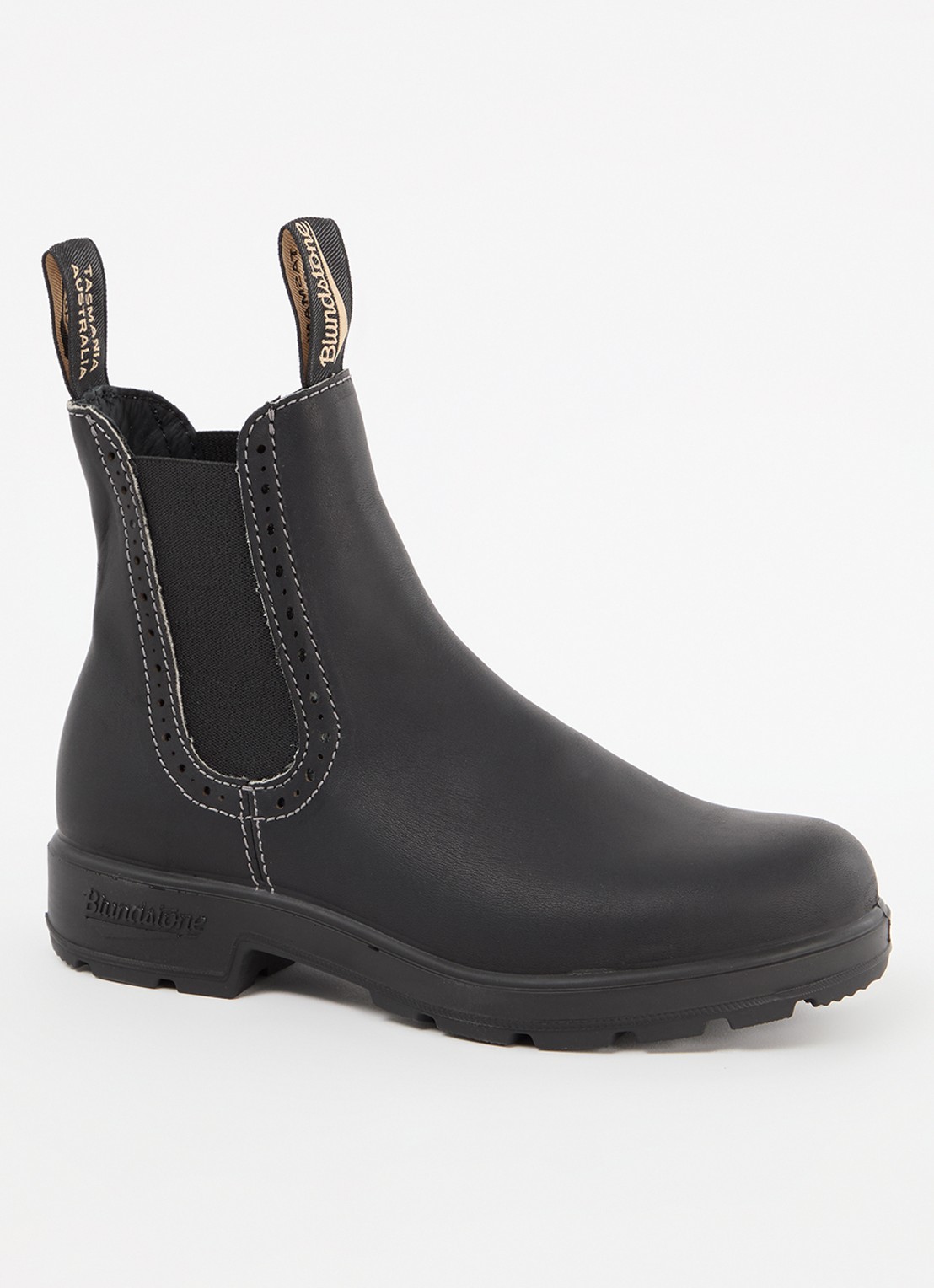 Blundstone 1448 chelsea boot van leer - voorkant zwart