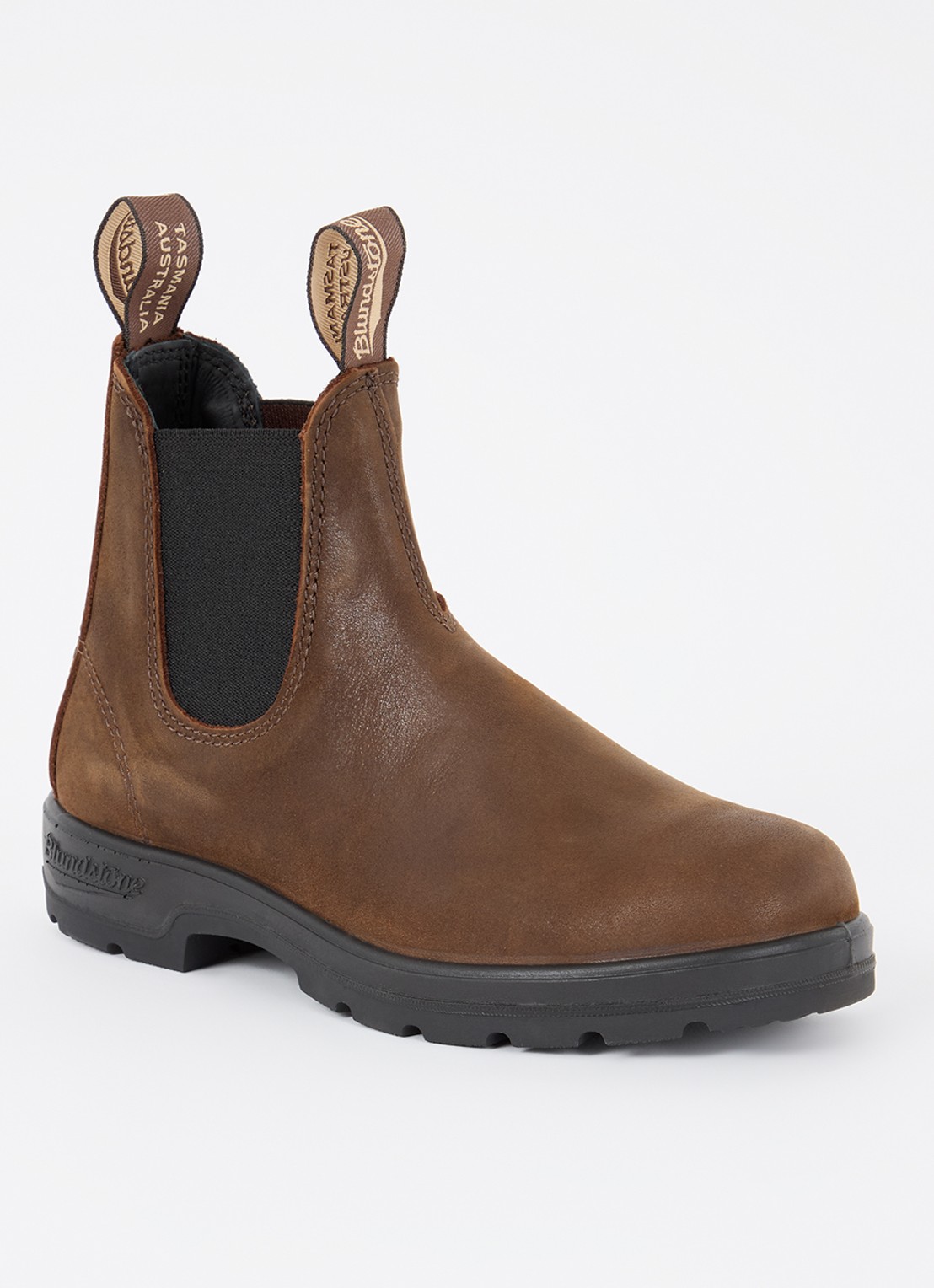 Blundstone 1609 chelsea boot van nubuck - voorkant 4 bruin