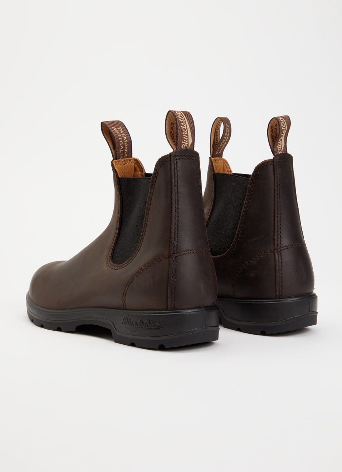 Blundstone 2340 chelsea boot van leer - achterkant donkerbruin