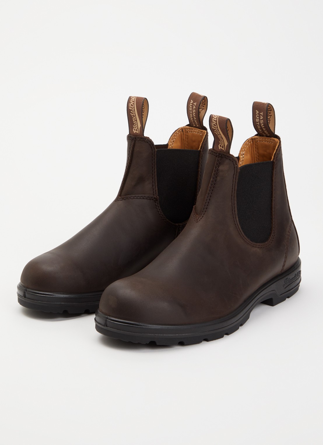 Blundstone 2340 chelsea boot van leer - detail 3 donkerbruin