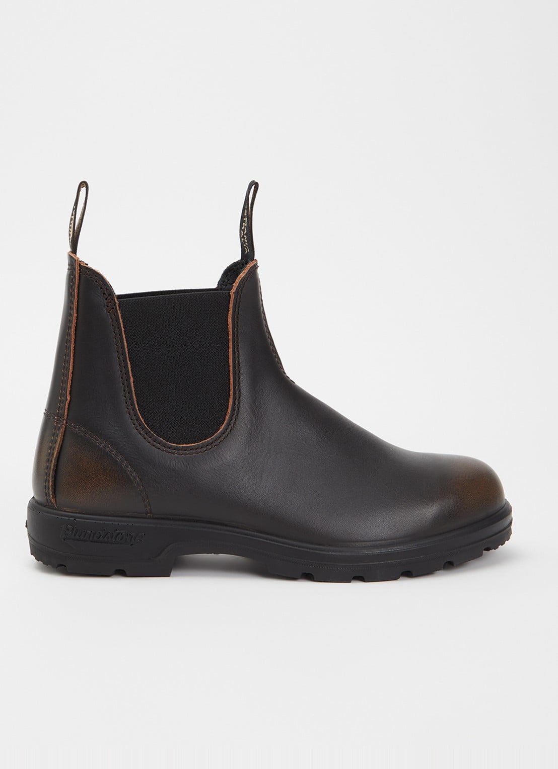 Blundstone 2440 chelsea boot van leer - voorkant 4 donkerbruin
