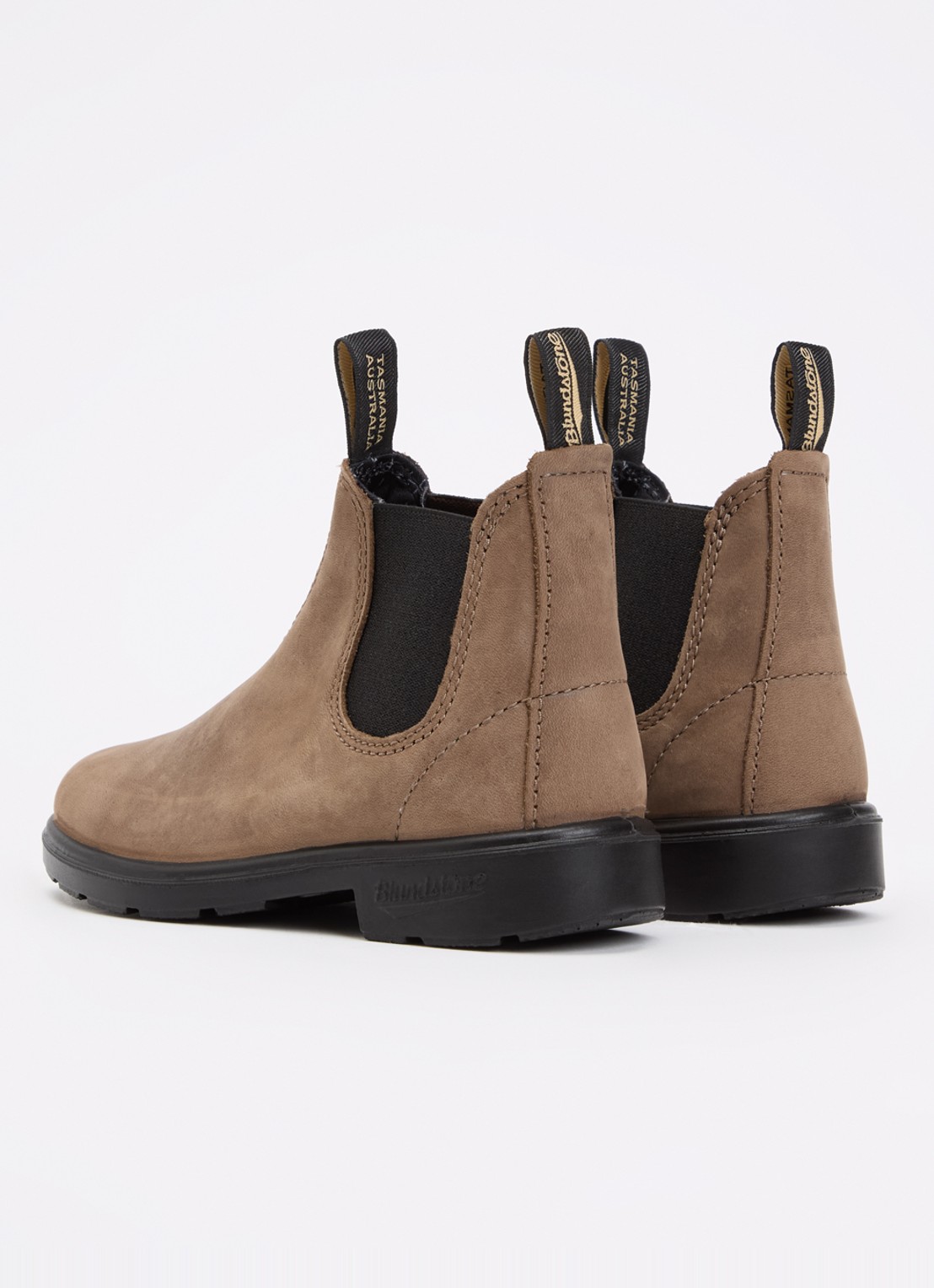 Blundstone 2593 chelsea boot van suède - achterkant lichtbruin