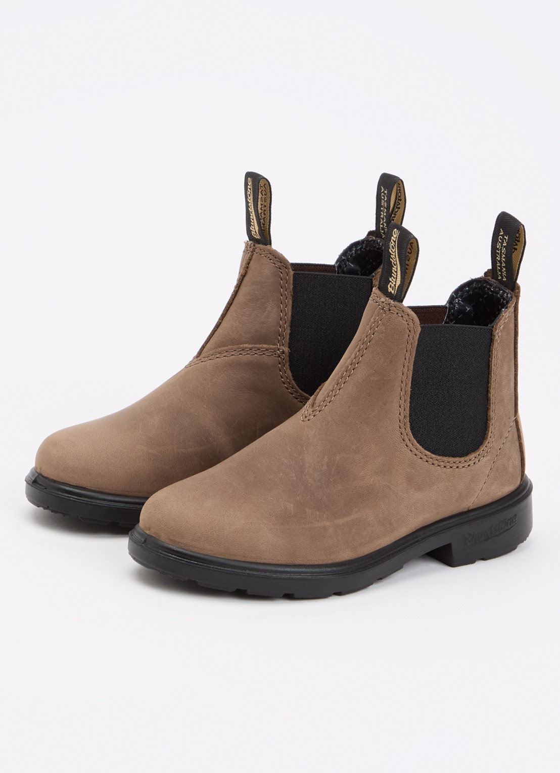 Blundstone 2593 chelsea boot van suède - detail 2 lichtbruin
